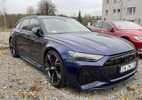 Audi RS6 cena 475900 przebieg: 70200, rok produkcji 2020 z Wrocław małe 781